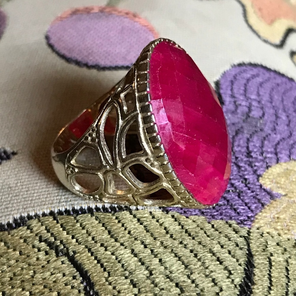 🌺LOVELY OPAQUE RUBY RING🌺 - Picture 3 of 8